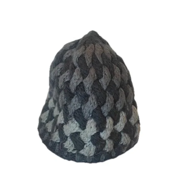 The North Face Wool Alpaca Knit Beanie Gray Lined Winter Hat One Size - Picture 13 of 13